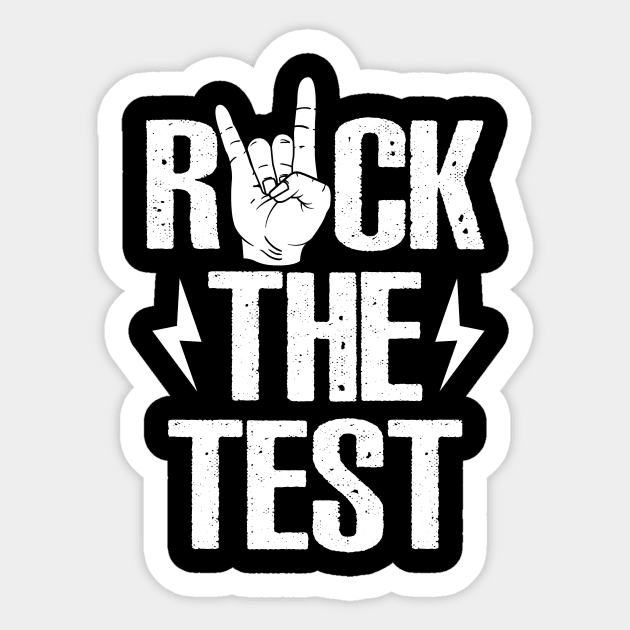 Rock The Test Sticker by FrancisDouglasOfficial